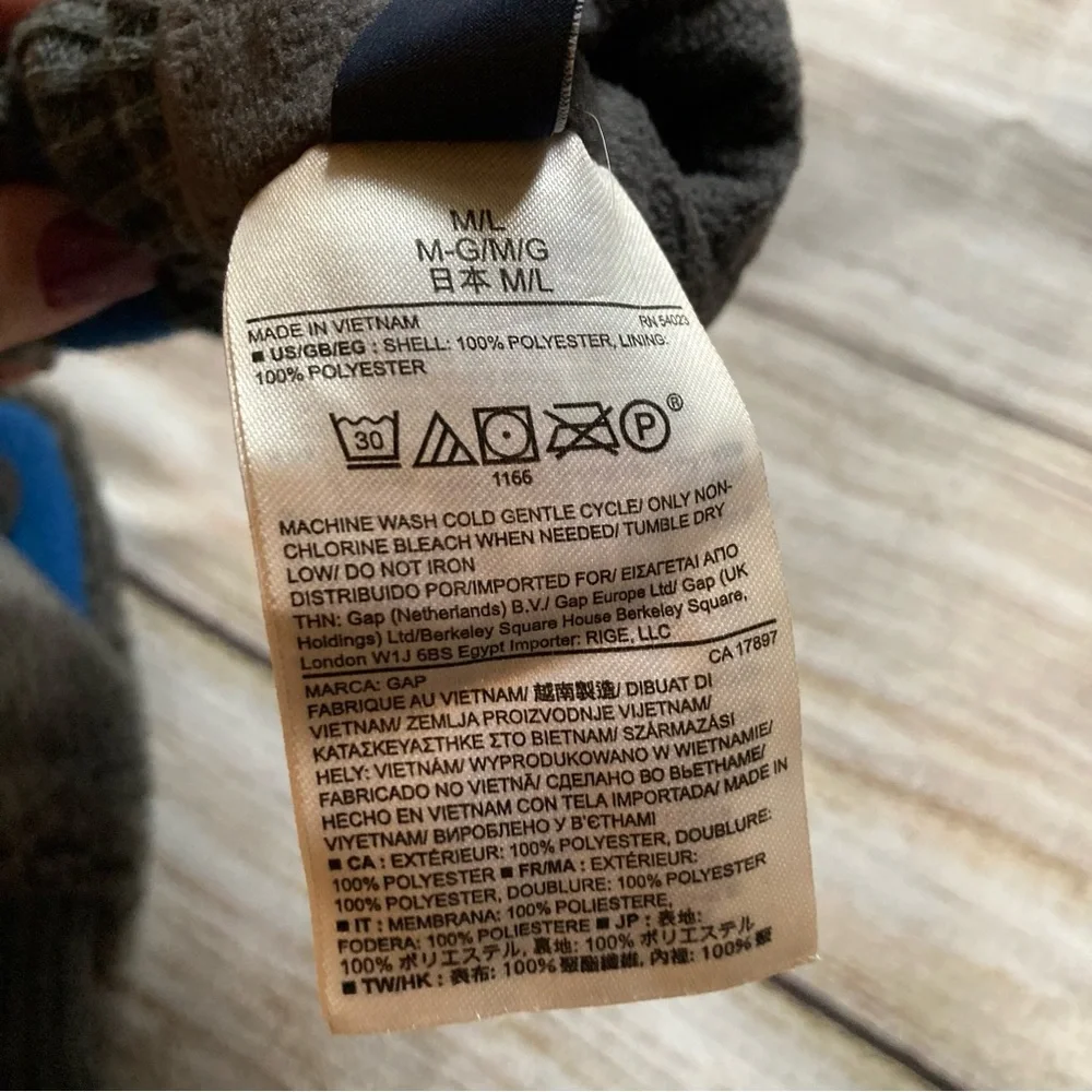 baby Gap Sherpa Fleece Paw Mittens Size Medium / Large